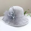 Cappelli larghi cappelli da bagno cappello da bagno femminile in pizzo in pizzo fiore top tonalità estate pieghevole blocco solare bacino da sole esterno grande bordo femminile da donna cowboy