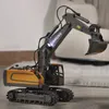 1PCS Toy Remote Control Excavator 2.4G Multifunctional Engineering VehicleS and Digging 11 Function Childrens Gift Toy Car 240511