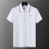 Luxury Desinger Polos Mens Polo Dreigners Designers Summer Mens Polos T-shirt Fashion Homme Casual Man Veste à manches courtes Tshirts M-3XL