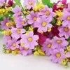 Decorative Flowers Artificial Simulation Small Daisies Living Room Dining Table Tlowers Wedding Stage Background Decor Props And Supplies