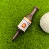 新しいミニビールボトルティーゴルフスタッドプラスチックボールシート