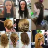 Mannequin Heads Human Model Head Hairstyle 26-дюймовые волосы 100% качественная синтетическая тренировка кукла Human Forme Q240510