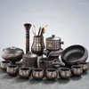 Ensembles de théâtre de thé Luxury Tea tasse de service chinois Macha Set Kettle Drinkware Cooking Pots Jogo de Cha Porcelana Porcelain Yyy20xp