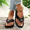 Casual schoenen Damesslippers slippen op lichtgewicht Summer Beach Gloides Non-Slip Low Wedge