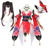 Erwachsene Girl Game Rollenspiele Honkai Star Rail Game Sparkle Cosplay Kostüm mit Wig Fox Mask Full Set