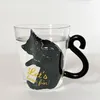 Weingläser Glas Tasse Bambus Deckel Blase Tee transparent kaltes Trinken Kaffeetasse Milch Strohhalm langlebig