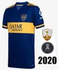 20 21 Jerseys de football rétro Boca Juniors de Rossi 2003 Men Home Blue Away White Yellow Tevez Maradona Abila Camisa Futebol Football Shirt