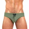 Heren badkleding mannen zwemmen trunks laagbouw waterafstotende slip met push-up kussen snel drogen verkopen om te zwemmen