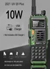 Hunt 10W Plus draagbare krachtige Walkie 2108173910081 Radio -transceiver UVS9 50 Talkie Lange Range KM voor Upgrade Forest Baofeng CB Koopx