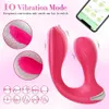 Outros itens de beleza da saúde Bluetooth App Vibrator para mulheres Butt Plug G Spot Dildo Massageador de massagador Anal Brinquedos de plugue anal para adultos T240510