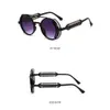 Classic Vintage Round Punk Sunglasses Gothic Steampunk Sun Glasses Fashion Trend Sunglasses Uv400 Protection Eyelasses wholesales