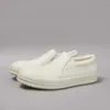 Scarpe casual marca uomo Shoe tela slip-on women sneaker top top designer white di qualità bianca piatta spessa di lusso
