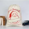 Sacks With Drawstring Santa Christmas Gift Candy Cookie Storage Large Bag Xmas Tree Ornament Festival Decoration Fy4249 Jy29