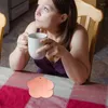 Coucteurs de table de table pour boisson à café tasse à chaleur résistante en silicone tapis anti-skid tampon de bol épaissis
