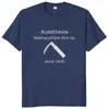 Anestesi som gör att människor skjuter upp t-shirt läkare anesthetis gåva kort ärm sommar 100% bomull unisex t-shirt eu storlek 240511