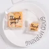 Presentförpackning 100st plastpåsar tack cookiecandy väska självhäftande för bröllop födelsedagsfest kex bakning förpackning