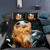 Bedding Sets 3D Design Duvet Cover Bag And Pillow Shams Full Twin Single Double Size Football Custom