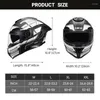 Caschi motociclisti Full Face Fip Up Helmet per Moto Pilot Men Women Cafe Racer Flip-up Motocross Motocross Dot dot approvato