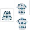 Men Casual Shirts Summer Tops Hawaii Style Button Rapel Cardigan korte mouw oversized shirt blouses