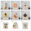 Canvas Cotton Bag Party Tote Halloween Candy Gift Sack Trick eller Treat DrawString Bags Festival Parties Supplies 1010 S