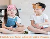 DHL Shippet Kids Cartoon Gesichtsschild mit Brille Sicherheit Chidren Schutzmaske Vollgesichts Antifog -Isolation Maske Spritzsicher V3040887