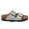 Andals Arizona Slides Stock Men Donne Slipisti Nuckuck in pelle in pelle chiglia Mocha spiaggia scarpe da cursore outider piattaforma sandalo