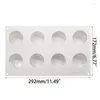 Baking Moulds 8 Cavities Candles Mould Candle Silicone Mold 3D High Cylinder Dropship