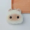 Figurines décoratines capybara peluche poupée jouet étoile dessin animé sac porte-clés pendentif clés pondéo