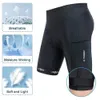 Les ventilateurs en tête de short à vélo X-Tiger pour hommes avec poche arrière 5D Gel Padt pour le pantalon à moitié serré à cyclisme de la route Mountain Q240511