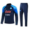 24 25 Napoli Tracksuit Soccer Jersey Kit 2024 2025 SSC AE7 D10S HOMMES TRAPALIT