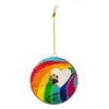 Decorative Figurines Rainbow Bridge Pet Memorial Sun Catchers Acrylic Decoration Ornament Car Christmas Tree Decorations Silver And Rose