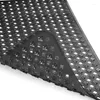 Bath Mats Tub Bathtub Non Slip Floors Mat Quick Drying Shower Stall Firm Grip With Drainage Holes Strong Suction Cups