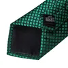 Coup de cou set mode 8 cm vert noir plaid mens set set Business Busine.