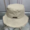 Bucket Hat Designer Hat Wide Brim Suede Fabric Fashion Stripe Brand Designer Grid Women Nylon Autumn Spring Foldbar Fisherman Sun Cap Travel