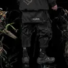 Мужские штаны 11 Bybb Black Ribbon Multi Pocket Cargo Bants Mens Hip Hop Street одежда тактическая функция Techwear Harajuku Jogging Mensl2405