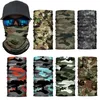 Fashion Face Masks Neck Gaiter Camouflage Bicycle Face Masque Écharpe tactique Couvre-cou masque Bandana Bandana Femme Bandle Balaclava Tube Shield Q2405101