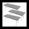 Tanda da tavolo 3 pezzi tovaglia montata per copertura picnic elastica impermeabile con rivestimento con supporto in flanella (nero)