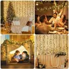 Decorative Flowers Artificial Hanging Ivy Leaf Vines Fairy Lights Garland Plants Look Like A Real Plant For Home Garden Wall Wedding