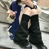 Frauen Socken Japanisch Langes College JK Lolita Kawaii Bein Cover Mode Mädchen Kalb Gaichs Harajuku Süßes ausgewachsen gestrickt wärmer 1 Paar