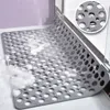Tapis de bain Hollow Hydrophobe épaississer antidérapant tapis de douche Antibactérien Antibactérien Antibactérien Salle de bain Tapis de salle de bain Accessoires