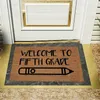 Tappeti carpetti fumetti decorazione per casa fragola tappeto divertente benvenuto zerbino di entrata per esterni sapa da bagno non slip 40x60x0,7 cm