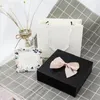 Gift Wrap 16Pcs Rose Flower Jewelry Box Bowknot Valentine's Day Packing With Greeting Cards Wedding Party Display Case