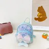 Sırt çantası Ücretsiz TY1022 Çocuk Sequin Sırt Çantaları Küçük Kızlar Çizgi Çıktı Kitap Çantası Büyük Kapasiteli Kitap Yemek Depolama Çantaları