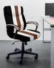Krzesło obejmują vintage wiejskie paski plemienne Elastic Office Cover Gaming Computer Fotel Ochract
