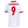 2024 Polen Mens Player voetbaltruien Lewandowski Zielinski Swiderski Grosicki Frankowski Zalewski Piatek Slisz Home Football Shirts