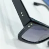 Occhiali da sole rettangolari in piano piatto 1085 gradiente grigio nero designer occhiali da sole estate occhiali da sole Gafas de sol ombre Uv400 Eyewear Protection