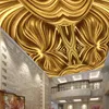 Papéis de parede Wellyu Wallpaper personalizado 3D Murais Gold Gold Relessed European Living Room Bedroom Teto Fundo para paredes 3 D