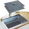 Bordmattor PCS Kitchen Sink Mat Protectors Snabbt dränerande prickar Design för keramiska sänkor i rostfritt stål