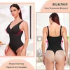 Womens Binders Shapers Body Shapewear Thong Sexy Bodysuit Slimming Underwear Waist Trainer Body Shaper Modeling Strap Corset 240430