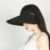 Беретские модные пустые верхнюю шляпу Anti-UP Широкий краевой шелковый солнцеза